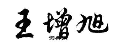 胡問遂王增旭行書個性簽名怎么寫