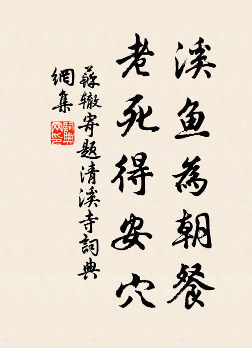 袖裡新詩,買斷古木蒼波 詩詞名句