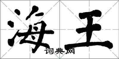 翁闓運海王楷書怎么寫