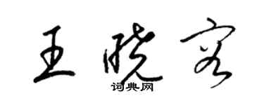 梁錦英王曉容草書個性簽名怎么寫