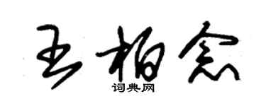 朱錫榮王柏念草書個性簽名怎么寫