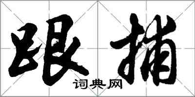 胡問遂跟捕行書怎么寫