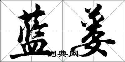 胡問遂藍蔞行書怎么寫