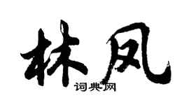 胡問遂林鳳行書個性簽名怎么寫