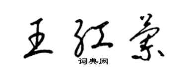 梁錦英王紅蘭草書個性簽名怎么寫