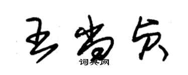 朱錫榮王尚貞草書個性簽名怎么寫