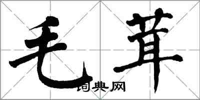 翁闓運毛茸楷書怎么寫