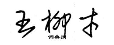 朱錫榮王柳才草書個性簽名怎么寫