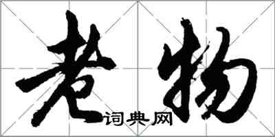 胡問遂老物行書怎么寫