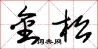 朱錫榮金松草書怎么寫