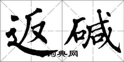 翁闓運返鹼楷書怎么寫