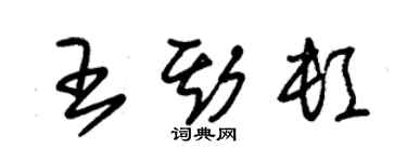 朱錫榮王斯頓草書個性簽名怎么寫