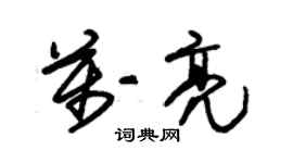 朱錫榮萬亮草書個性簽名怎么寫