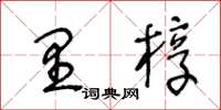 王冬齡里槨草書怎么寫