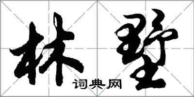 胡問遂林墅行書怎么寫