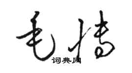 駱恆光毛博草書個性簽名怎么寫