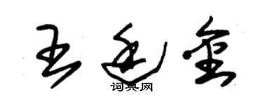 朱錫榮王廷金草書個性簽名怎么寫