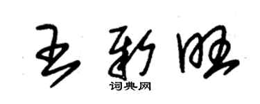 朱錫榮王新旺草書個性簽名怎么寫