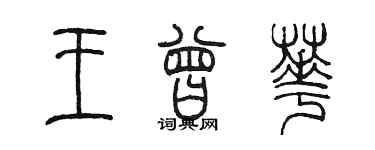 陳墨王曾華篆書個性簽名怎么寫