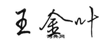 駱恆光王金葉行書個性簽名怎么寫