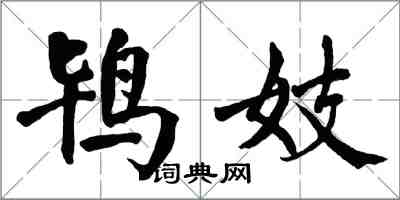 翁闓運鴇妓楷書怎么寫