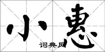 翁闓運小惠楷書怎么寫