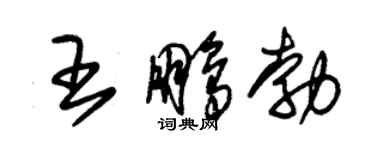 朱錫榮王鵬勃草書個性簽名怎么寫