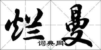 胡問遂爛曼行書怎么寫