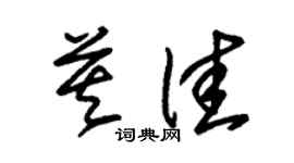 朱錫榮莫佳草書個性簽名怎么寫