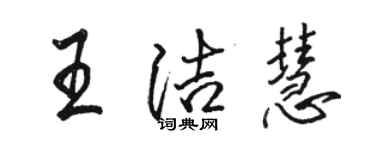 駱恆光王潔慧行書個性簽名怎么寫