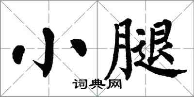 翁闓運小腿楷書怎么寫