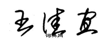 朱錫榮王佳宜草書個性簽名怎么寫