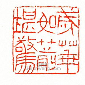 “歲華如箭堪驚”篆刻印章