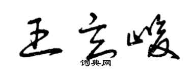 曾慶福王玄峻草書個性簽名怎么寫
