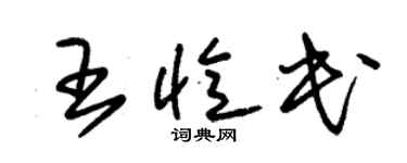 朱錫榮王憶民草書個性簽名怎么寫