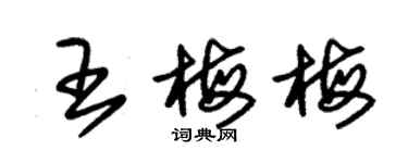 朱錫榮王梅梅草書個性簽名怎么寫