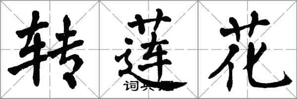 翁闓運轉蓮花楷書怎么寫