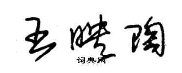 朱錫榮王映陶草書個性簽名怎么寫