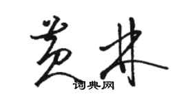 駱恆光黃林草書個性簽名怎么寫