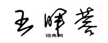 朱錫榮王暉蓉草書個性簽名怎么寫