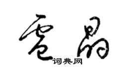 梁錦英盧晶草書個性簽名怎么寫