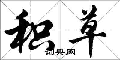 胡問遂積草行書怎么寫