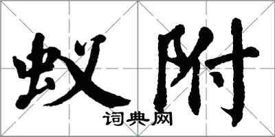 翁闓運蟻附楷書怎么寫