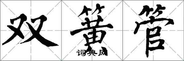 翁闓運雙簧管楷書怎么寫