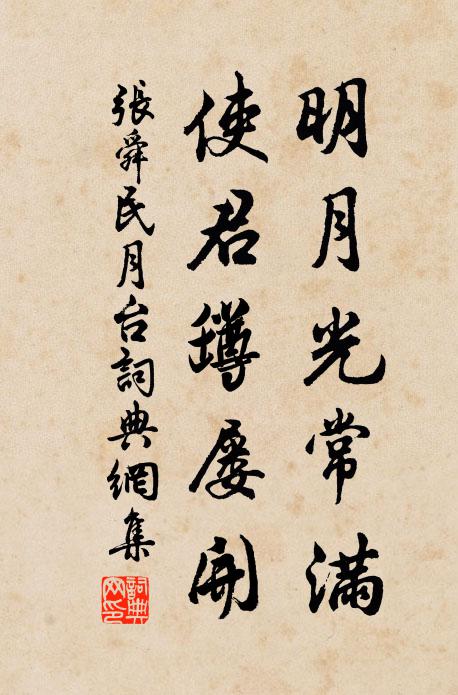 張舜民明月光常滿,使君罇屢開書法作品欣賞