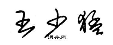 朱錫榮王少猛草書個性簽名怎么寫