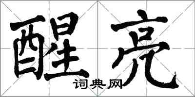 翁闓運醒亮楷書怎么寫