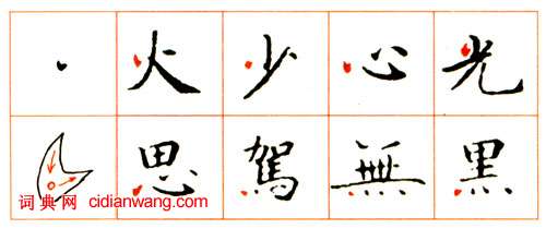 小楷《靈飛經》筆法講解