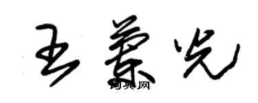 朱錫榮王蘭光草書個性簽名怎么寫