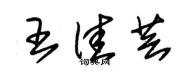 朱錫榮王佳芸草書個性簽名怎么寫
